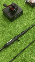 COMBO 1490K - Cần Abu Promax + Máy Noeby K7 - Dây PE Toman