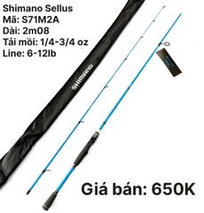 Cần Shimano Sellus Chính Hãng Khoen Titanium Oxide