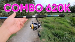 Combo 620k - Cần lure 2 ngọn,Máy Deukio DA 3000,Dây Toman X8