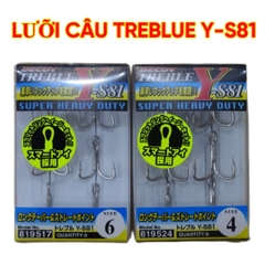 Lưỡi câu ba tiêu TREBLE Y-S81