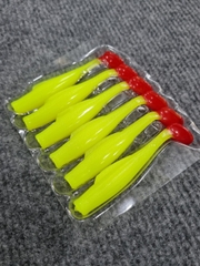 Mồi mềm T84 đuôi chân vịt màu đỏ