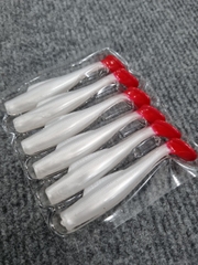 Mồi mềm T84 đuôi chân vịt màu đỏ