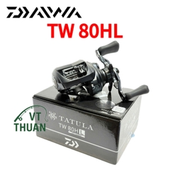 Máy Câu Daiwa Tatula TW 80HL – Hàng Chính Hãng Made in Thailand!