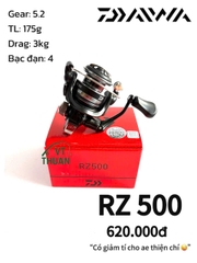 [VT THUẬN] Máy câu Daiwa RZ 2025 New mẫu mới nhất hiện nay đầy đủ các szie