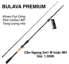 Cần Lure Bulava Premium - Phôi Carbon - Khoen Fuji