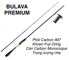 Cần Lure Bulava Premium - Phôi Carbon - Khoen Fuji