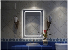 Gương đèn led phòng tắm SMHome GNT02 - Tích hợp đèn led và công tắc cảm ứng trên gương
