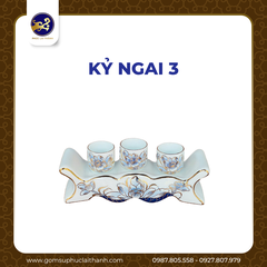 Bộ đồ thờ Bạch Ngọc Liên Hoa Vàng Kim