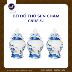 Bộ đồ thờ Sen Chàm