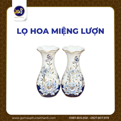Bộ đồ thờ Bạch Ngọc Liên Hoa Vàng Kim