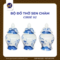 Bộ đồ thờ Sen Chàm