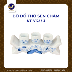 Bộ đồ thờ Sen Chàm
