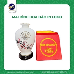 Mai bình Hoa Đào in logo