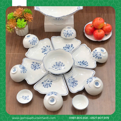 BỘ BÁT ĐĨA LIÊN HOA