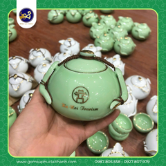 BỘ TRÀ QUAI TAI MEN NGỌC