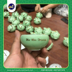 BỘ TRÀ QUAI TAI MEN NGỌC