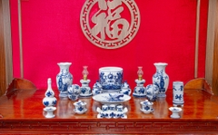Bộ đồ thờ Gấm Long Vân