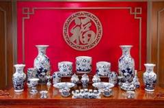 Bộ đồ thờ Vân Hoá Vàng Kim