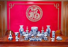 Bộ đồ thờ Gấm Long Vân