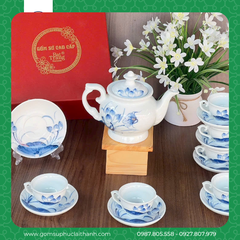 BỘ ẤM CHÉN SEN TRÀM