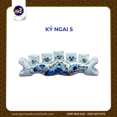 BỘ ĐỒ THỜ SEN CHÀM VÀNG KIM