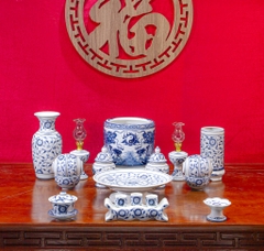 Bộ đồ thờ Phúc Lộc Hoàng Hoa