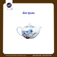 BỘ ĐỒ THỜ SEN CHÀM VÀNG KIM