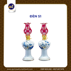 BỘ ĐỒ THỜ SEN CHÀM VÀNG KIM