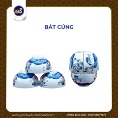 BỘ ĐỒ THỜ SEN CHÀM VÀNG KIM