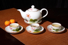 BỘ TRÀ SEN ĐỎ