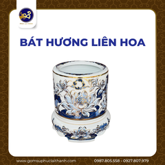 Bộ đồ thờ Bạch Ngọc Liên Hoa Vàng Kim