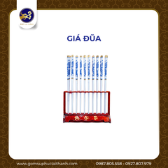 BỘ ĐỒ THỜ SEN CHÀM VÀNG KIM