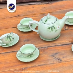 BỘ TRÀ MEN NGỌC HOA BƯỞI