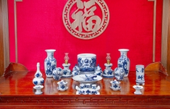 Bộ đồ thờ Gấm Long Vân