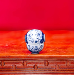 Bát cúng Bạch Ngọc Liên Hoa