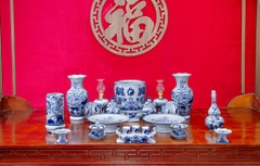 Bộ đồ thờ Vân Hoá Men Rong