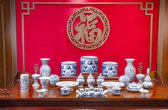 Bộ đồ thờ Phúc Lộc Hoàng Hoa