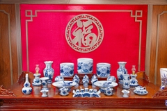 Bộ đồ thờ Gấm Long Vân
