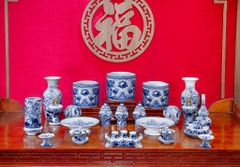 Bộ đồ thờ Vân Hoá Men Rong