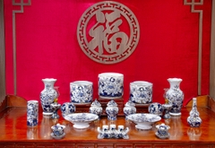 Bộ đồ thờ Vân Hoá Vàng Kim