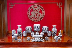 Bộ đồ thờ Vân Hoá Vàng Kim