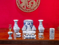 Bộ đồ thờ Phúc Lộc Hoàng Hoa