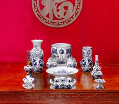 Bộ đồ thờ Vân Hoá Vàng Kim