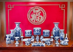 Bộ đồ thờ Gấm Long Vân