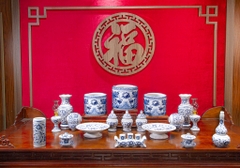 Bộ đồ thờ Phúc Lộc Hoàng Hoa