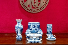 Bộ đồ thờ Vân Hoá Liên Hoa