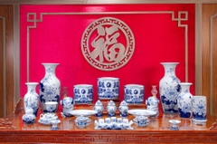 Bộ đồ thờ Bạch Ngọc Liên Hoa