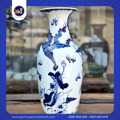 Lục Bình Long Vân Tụ Lộc – Bạch Sứ