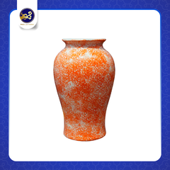 LỌ HOA GỐM HỒNG CAM