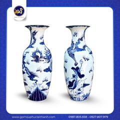 Lục Bình Long Vân Tụ Lộc – Bạch Sứ